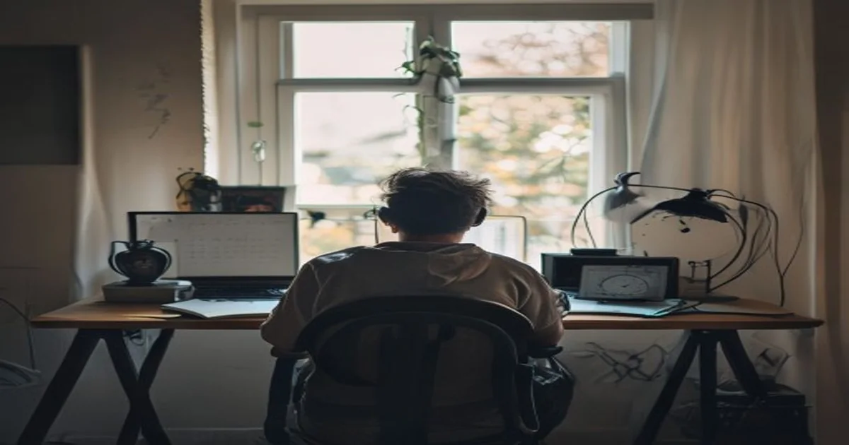 Gamer viewed from behind beside a notebook and timer during a wired comparison
