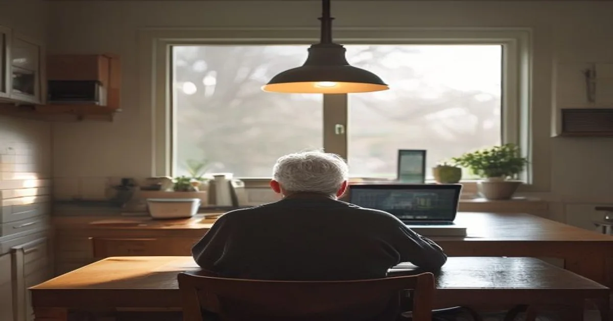 Person troubleshooting a gaming VPN on a laptop at a kitchen table